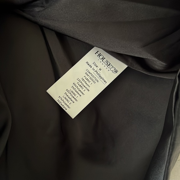 RARE House of CB ‘Lucinda’ Off Shoulder Mini Wetlook Night Out Dress NWOT - Picture 10 of 14